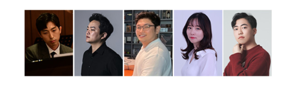                                왼쪽에서부터 변동욱, 손한묵, 이명로, 정나현, 최종호