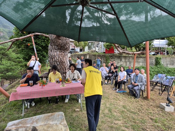 안경태 이장님의 상천리 현황보고 