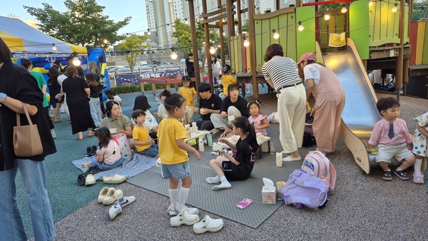 롯데캐슬 달빛장터 모습