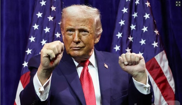 도널드 트럼프 미국 대통령은  1월8일 뉴욕타임스와의 인터부에서 “내겐 국제법이 필요 없다.”면서 힘의 논리를 강조 했다.