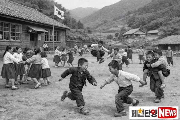 필자는 초등학교 시절 괴롭힘을 일삼던 골목대장을 무너뜨리고 교정의 평온을 되찾았다.